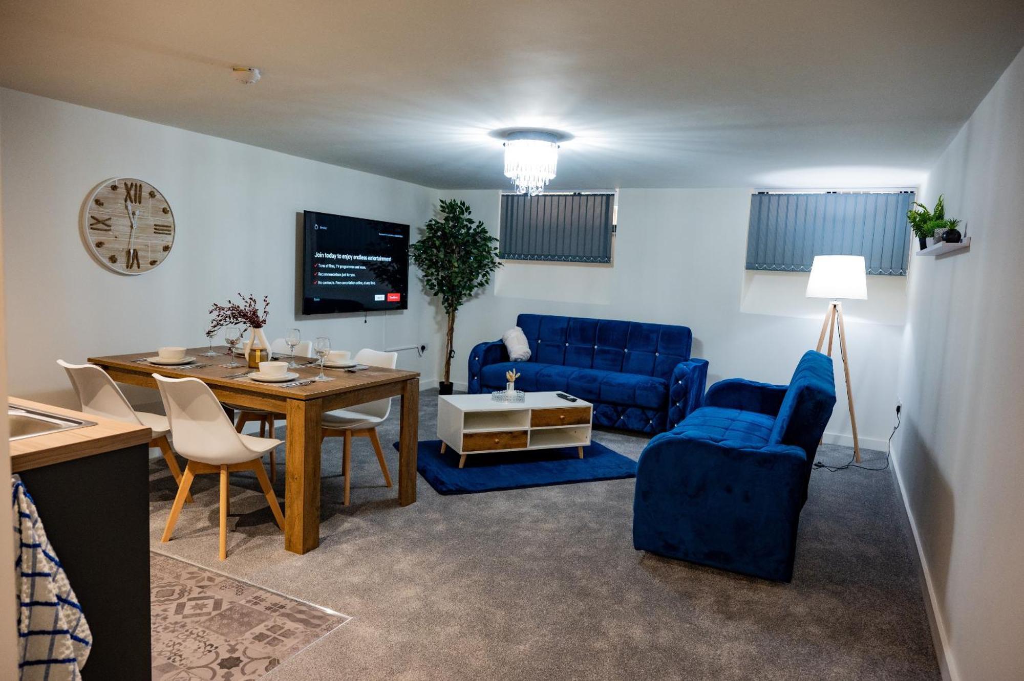 شقة Basement Bliss Hideaway برادفورد المظهر الخارجي الصورة